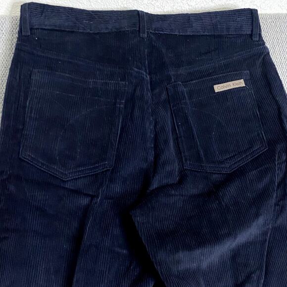 Calvin Klein Vintage Corduroy Pants Mens 33X35 Blueberry Boot Omega Stitch USA - Picture 9 of 16